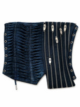 The Barricated Passage Denim Corset