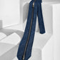 The Zipped Indigo Tie