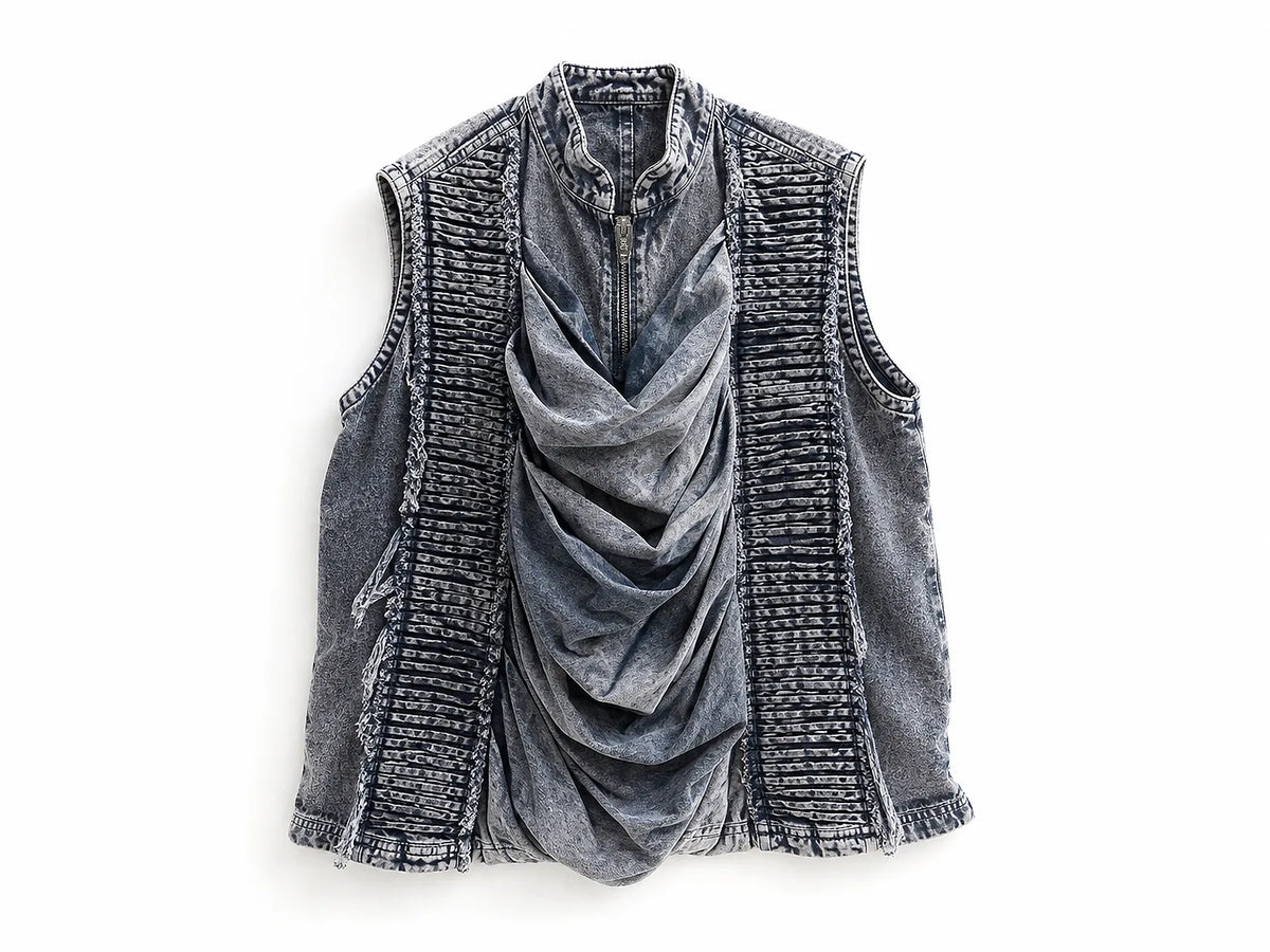 Held in the Fold Co-ord Set (Bluish-Grey)