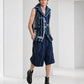 The Shredded Fragments Upcycled Denim Vest