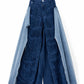 Tangled Paths Pleated Denim Trousers