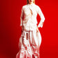 The Ivory Holed Shirt and Skirt Set