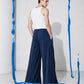 Between Pleats Zipped Slit Trouser (Unisex)