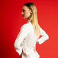 The Ivory Holed Shirt and Skirt Set