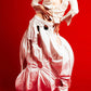 The Ivory Holed Shirt and Skirt Set