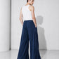 Between Pleats Zipped Slit Trouser (Unisex)