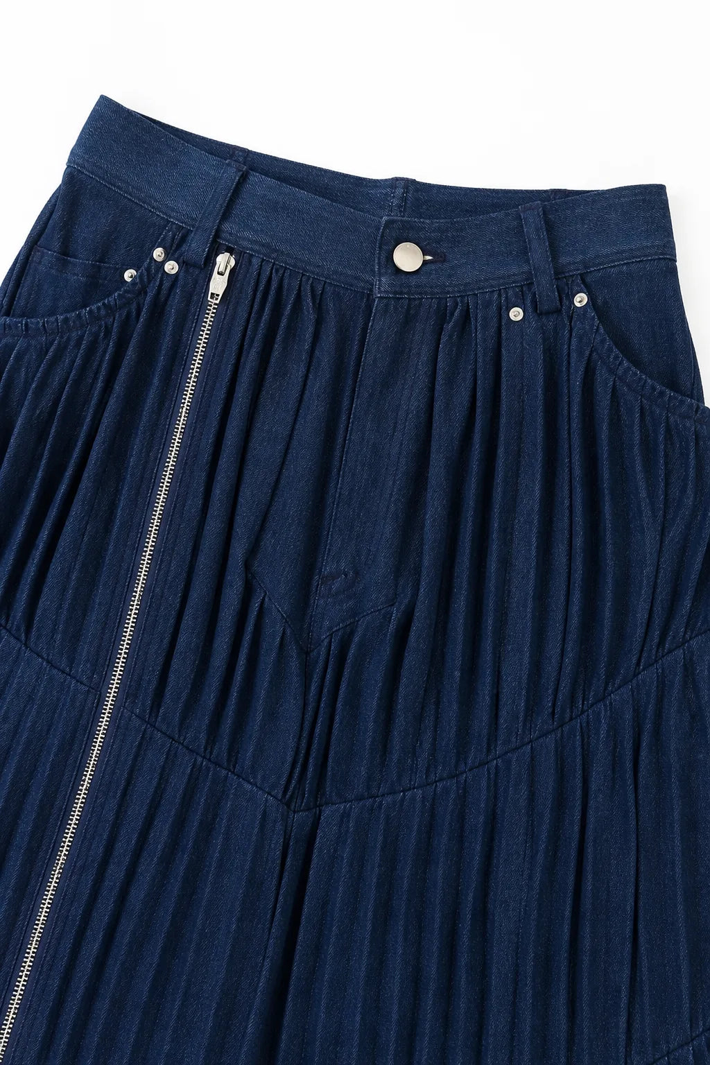 Between Pleats Zipped Slit Trouser (Unisex)