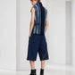The Shredded Fragments Upcycled Denim Vest