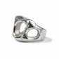 The Eroded Circles Sculptural Unisex Ring