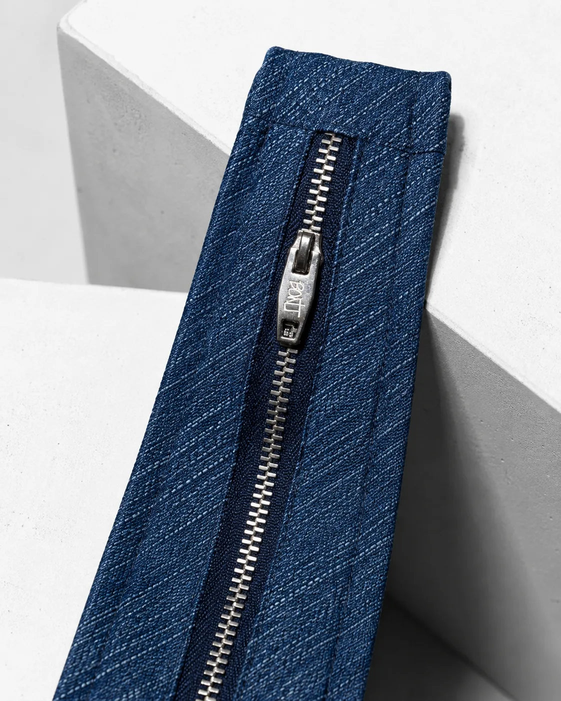 The Zipped Indigo Tie