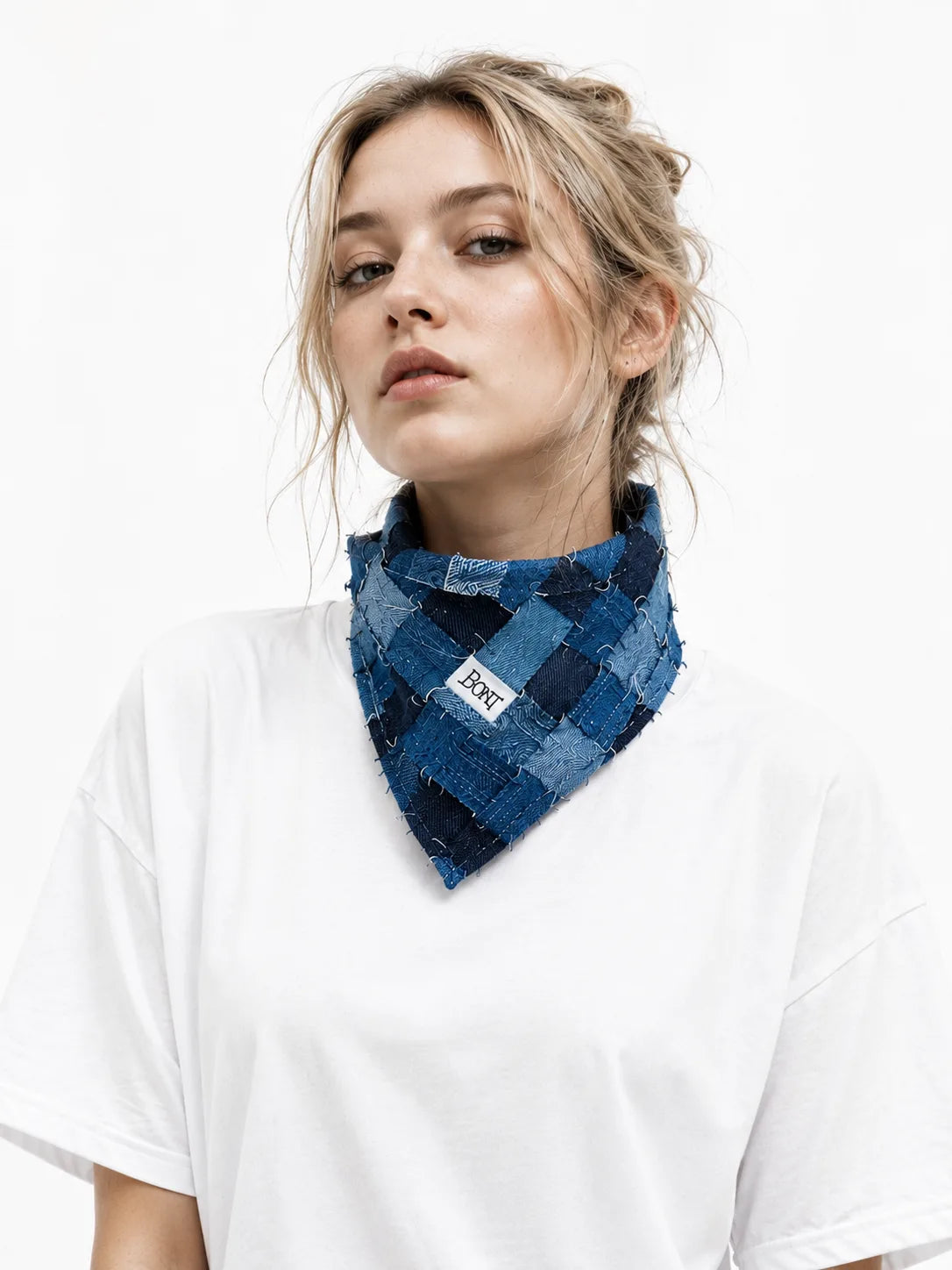 The Intertwined Denim Bandana