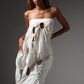 The Ivory Holed Shirt and Skirt Set