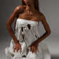 The Ivory Holed Shirt and Skirt Set