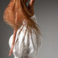 The Ivory Holed Shirt and Skirt Set