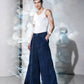 Between Pleats Zipped Slit Trouser (Unisex)