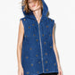 Live in Loops Eyelet Sleeveless Jacket