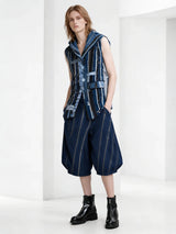The Shredded Fragments Upcycled Denim Vest