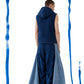 Tangled Paths Pleated Denim Trousers