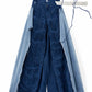 Tangled Paths Pleated Denim Trousers