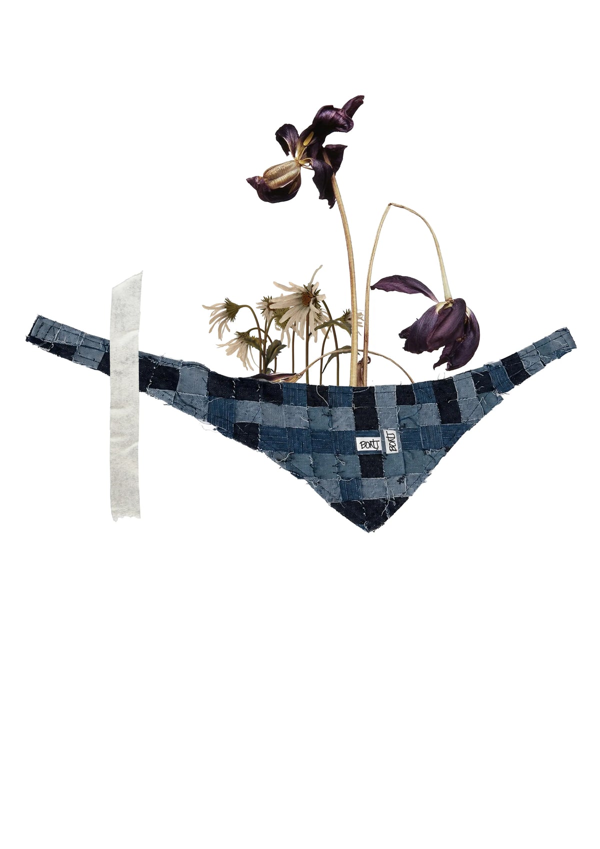 The Intertwined Denim Bandana